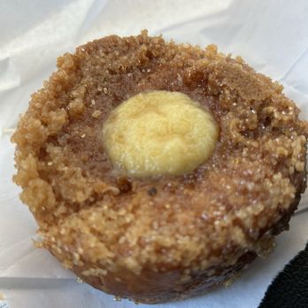 Grape Leaf - Creme brûlée pastry across street after for desert - Greek Near Me - Newton, Massachusetts