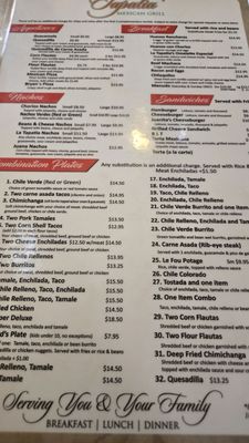 Menu photo 2 La Tapatia Bakersfield, CA