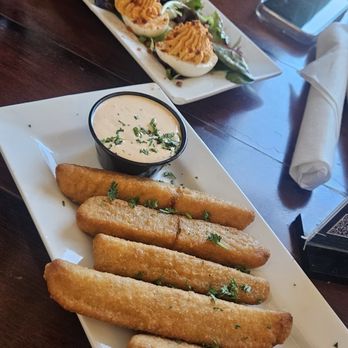 Haunted Hamburger - Fried pickles appetizer - Burgers Near Me - Jerome, Arizona
