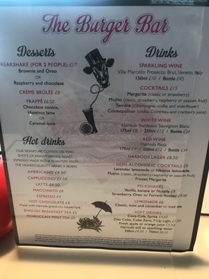 Menu photo 2 The Burger Bar London, XGL Menu photo 2 The Burger Bar London, XGL