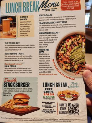 Menu photo 1 Islands Restaurant Manhattan Beach, CA Menu photo 1 Islands Restaurant Manhattan Beach, CA
