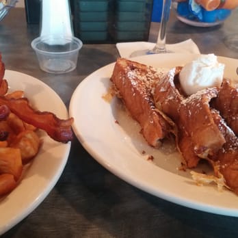 The Egg Bistro - French toast, bacon and cube hash browns - Breakfast & Brunch Near Me - Chesapeake, Virginia The Egg Bistro - French toast, bacon and cube hash browns - Breakfast & Brunch Near Me - Chesapeake, Virginia
