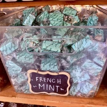 Queen Creek Olive Mill - Cerreta Candy Co. French Mints- just one of the local items they carry. It's hard to stop here and not buy a handful. - Specialty Food Near Me - Queen Creek, Arizona Queen Creek Olive Mill - Cerreta Candy Co. French Mints- just one of the local items they carry. It's hard to stop here and not buy a handful. - Specialty Food Near Me - Queen Creek, Arizona