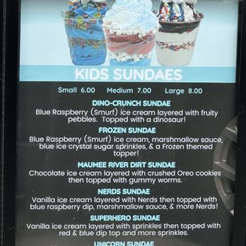 Hannah's Soft Serve - Menu - Ice Cream & Frozen Yogurt Near Me - Toledo, Ohio