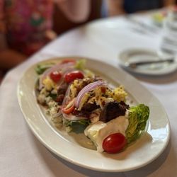 Steak Flat Iron Steak Wedge Salad