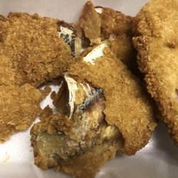 China Garden - Fried whiting, little seasoning; dry and fishy tasting.