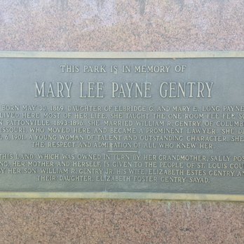 Gentry Park - Historic information - Parks Near Me - Bridgeton, Missouri