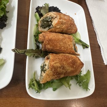 Men In The Kitchen - Egg rolls stuffed with chicken and collard greens - Cajun/Creole Near Me - York, Pennsylvania Men In The Kitchen - Egg rolls stuffed with chicken and collard greens - Cajun/Creole Near Me - York, Pennsylvania