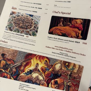 Dolan's Uyghur Cuisine - Menu - Turkish Near Me - Rowland Heights, California
