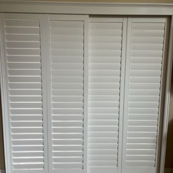 Rick's Custom Shutters and Blinds - Finished slider door! - Shades & Blinds Near Me - Irwindale, California