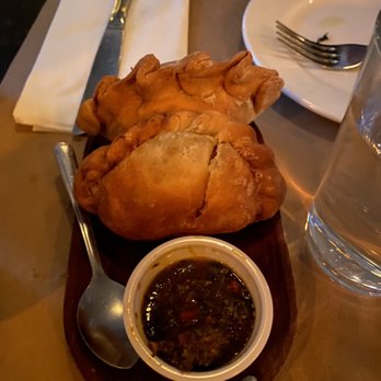 Tabaré Williamsburg - Empanada Cheese and Onion & Empanada Chicken and Red Peppers - Latin American Near Me - Brooklyn, New York Tabaré Williamsburg - Empanada Cheese and Onion & Empanada Chicken and Red Peppers - Latin American Near Me - Brooklyn, New York