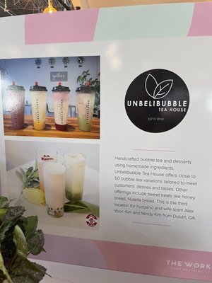 Unbelibubble Chattahoochee Food Works by null