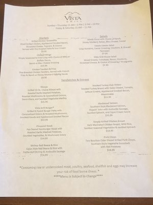 Menu photo 6 Vista Grill Gatlinburg, TN Menu photo 6 Vista Grill Gatlinburg, TN