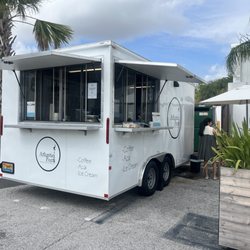 Atlantic Post - New lil coffee truck in the parking lot of sunrise surf shop & Beach Bowl