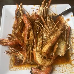 Las Islas Marias - Langostinos is the best recommend to try it it's the best seafood I ever ate the best Also the rice in the side is the best.