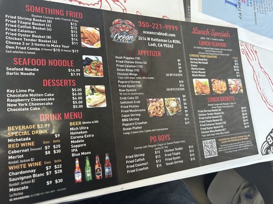 Menu photo 1 Ocean Crab Lodi, CA
