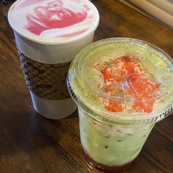 Mexes Cafe - Strawberry Matcha 16 Oz - Cafes Near Me - Los Angeles, California Mexes Cafe - Strawberry Matcha 16 Oz - Cafes Near Me - Los Angeles, California