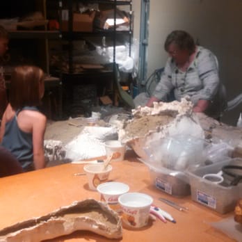 Great Plains Dinosaur Museum - Learning how to cast a fossil - Museums Near Me - Malta, Montana