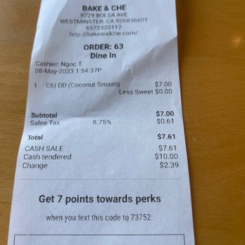 Bake & Che - Desserts Near Me - Westminster, California