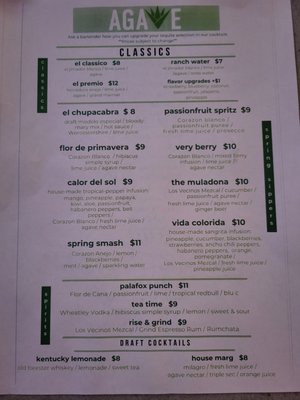 Menu photo 1 Agave Pensacola, FL