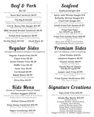Menu photo 1 All That 2 Go Ridgeley, WV
