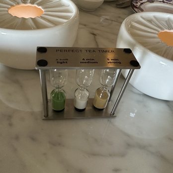 Tea at The Empress - Timer for various steeping times, depending on tea type - Tea Rooms Near Me - Victoria, British Columbia Tea at The Empress - Timer for various steeping times, depending on tea type - Tea Rooms Near Me - Victoria, British Columbia
