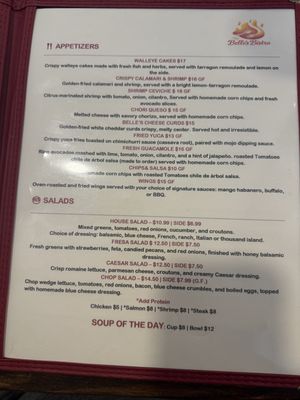 Menu photo 1 The Belle's Bistro Belle Plaine, MN Menu photo 1 The Belle's Bistro Belle Plaine, MN