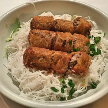Chez Christina - Imperial Roll over Rice Noodles - Vietnamese Near Me - Milpitas, California