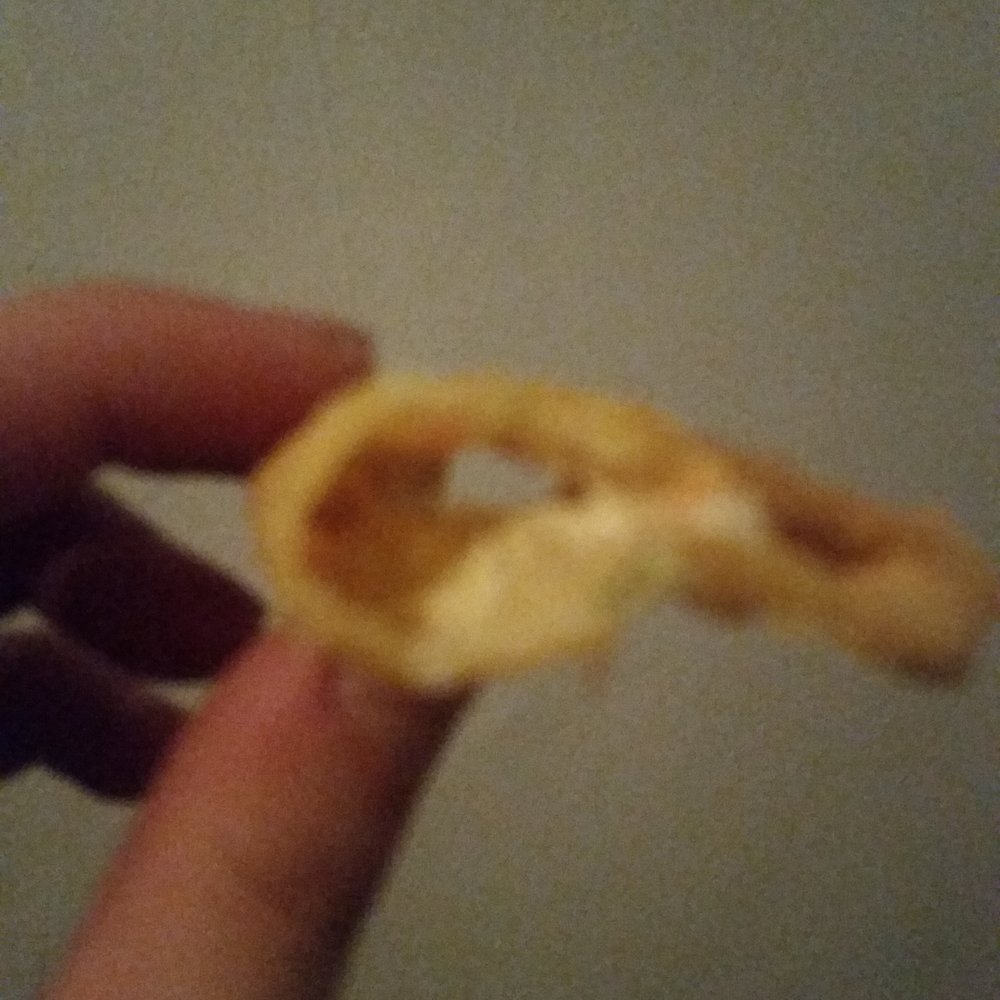 Hollow crab rangoon with zero filling Hollow crab rangoon with zero filling