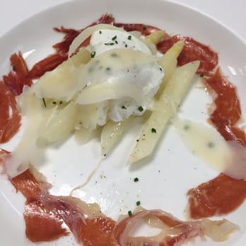ABC Kitchen - White asparagus w poached eggs and ham - Italian Near Me - Hong Kong, HK