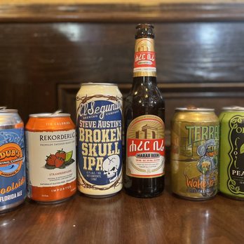 Rendezvous Restaurant - a selection of beers - Beer Bar Near Me - Saint Augustine, Florida