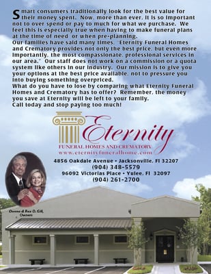 Eternity Funeral Homes Crematory 4856 Oakdale Ave Jacksonville Fl Pet Cemeteries Crematories - Mapquest