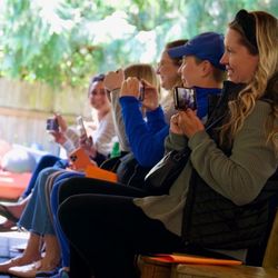Oswego Play School - Parents watching the school play at the end of the year