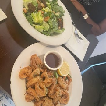 Charm Bar & Restaurant - Fried Calamari Caesar Salad - Caribbean Near Me - Brooklyn, New York