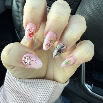5 Star Nails - My daughter and her grinchy nails lol - Nail Salons Near Me - Port Charlotte, Florida 5 Star Nails - My daughter and her grinchy nails lol - Nail Salons Near Me - Port Charlotte, Florida