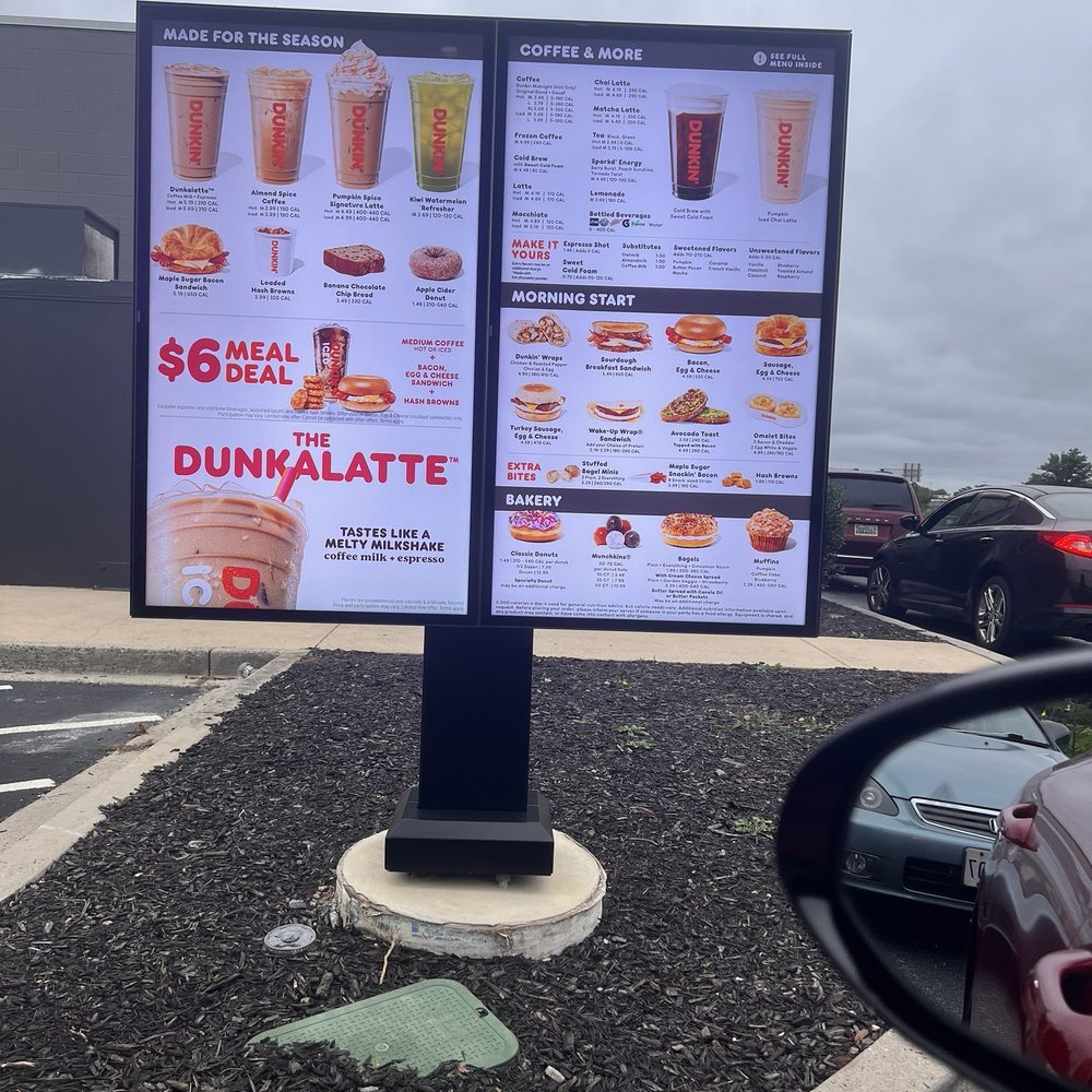 Dunkin' - Menu - Coffee & Tea Near Me - Aberdeen, Maryland