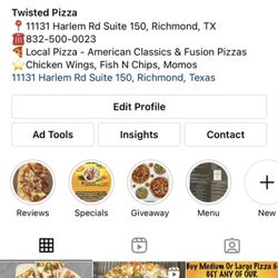 Twisted Pizza & Curries