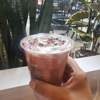 Childhood Cafe - Strawberry Poptart Latte - Themed Cafes Near Me - Washington, DC, District of Columbia