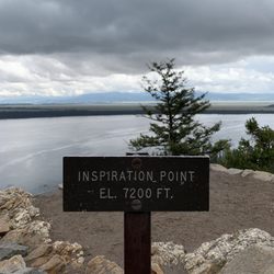 Jenny Lake Boating - Inspiration Point at the Grand Teton National Park