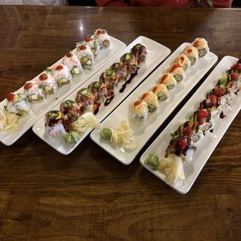 Konnichiwa - Master Roshi Queen Roll Filet Mignon Crunchy Suna - Sushi Bars Near Me - Greenville, South Carolina Konnichiwa - Master Roshi Queen Roll Filet Mignon Crunchy Suna - Sushi Bars Near Me - Greenville, South Carolina