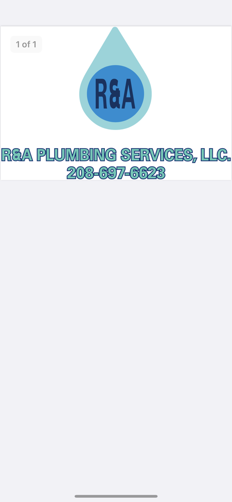Slide of R & A Plumbing Services