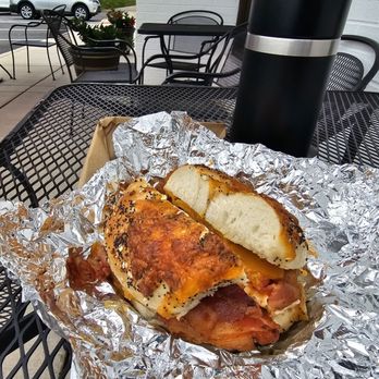 Bagel Love Café - a sandwich wrapped in foil - Cafes Near Me - State College, Pennsylvania Bagel Love Café - a sandwich wrapped in foil - Cafes Near Me - State College, Pennsylvania