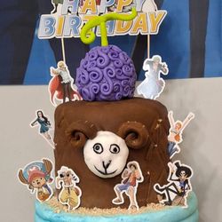 Cakes by Candice - One Piece cake (again, a littlebwonky since it was for my son, but still tasty!!!l
