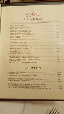 Menu photo 7 La Barraca Madrid, M