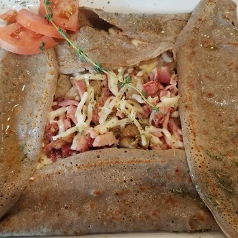 ChezCani - Meat Lover Crepe. TASTY AND DELICIOUS! - Breakfast & Brunch Near Me - Melbourne, Florida ChezCani - Meat Lover Crepe. TASTY AND DELICIOUS! - Breakfast & Brunch Near Me - Melbourne, Florida
