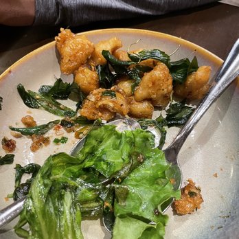 Thai Square Restaurant - Their known signature squid dish and everyone's favorite - Thai Near Me - Arlington, Virginia