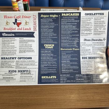 Texas Cafe Diner - Menu - Breakfast & Brunch Near Me - Royse City, Texas Texas Cafe Diner - Menu - Breakfast & Brunch Near Me - Royse City, Texas