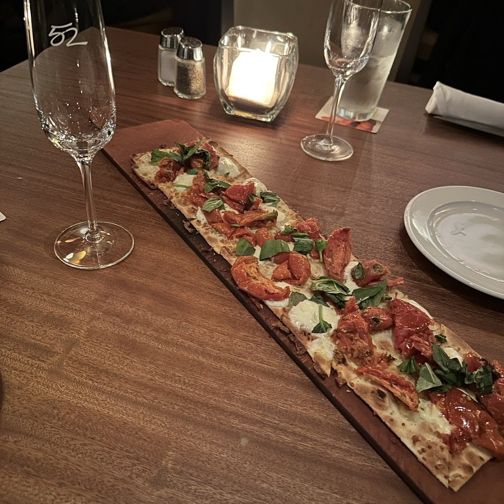 Seasons 52 - Roasted Tomato flatbread - New American Near Me - Schaumburg, Illinois Seasons 52 - Roasted Tomato flatbread - New American Near Me - Schaumburg, Illinois