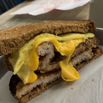 Breakfastime - Breakfast Sammie with Pork Tenderloin p - Breakfast & Brunch Near Me - Winston-Salem, North Carolina
