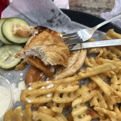 Guu's On Main - Nashville chicken. Dry as a bone w zero flavor